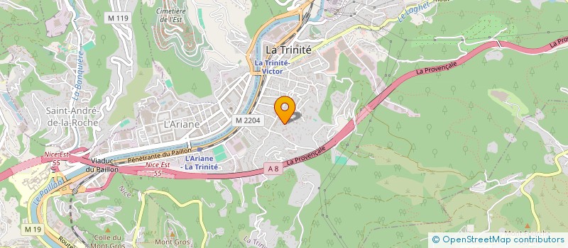 localisation de l'entreprise ROSAE à LA TRINITE