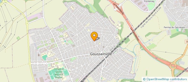 localisation de l'entreprise ROSAE à GOUSSAINVILLE