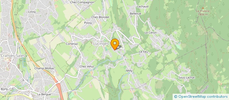 localisation de l'entreprise ROSAE  LUCINGES