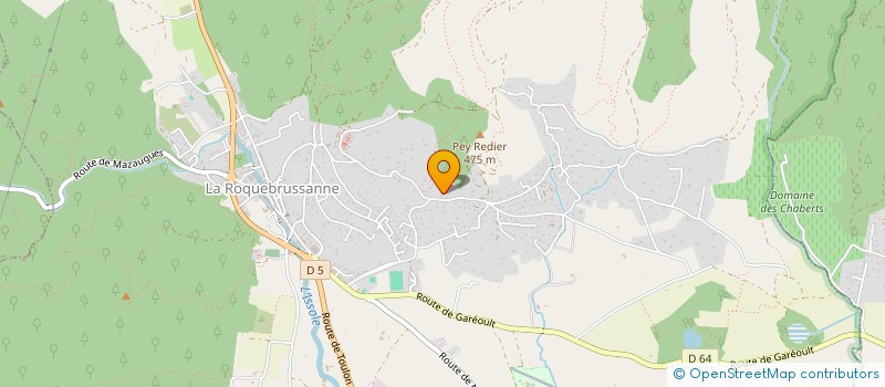 localisation de l'entreprise ROSAE  LA ROQUEBRUSSANNE