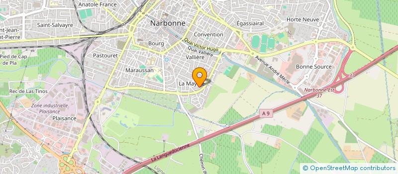 localisation de l'entreprise ROSAE  NARBONNE