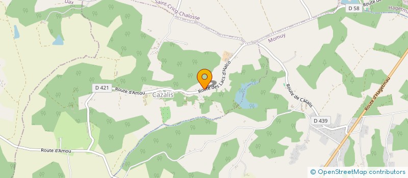 localisation de l'entreprise ROSAEM  CAZALIS