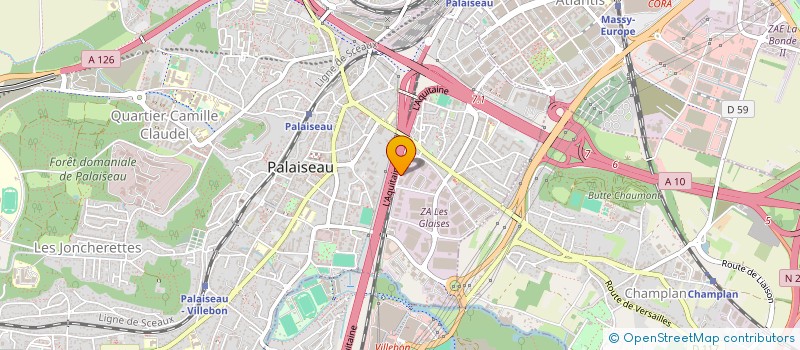 localisation de l'entreprise ROSAIRE CENTRE DE FORMATION PROFESSIONNELLE ET DE L'EDUCATION ROUTIERE à PALAISEAU