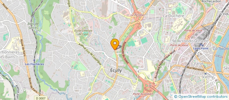 localisation de l'entreprise ROSAJON2  ECULLY