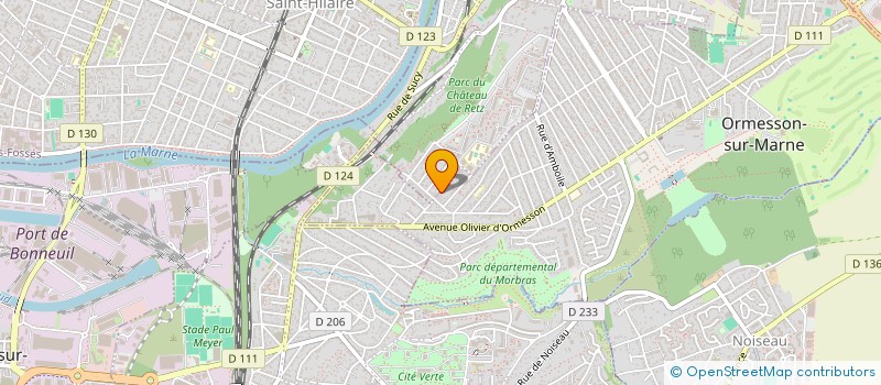 localisation de l'entreprise ROSAL IMMO  ORMESSON-SUR-MARNE