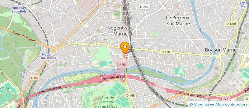 localisation de l'entreprise ROSALEV  NOGENT-SUR-MARNE