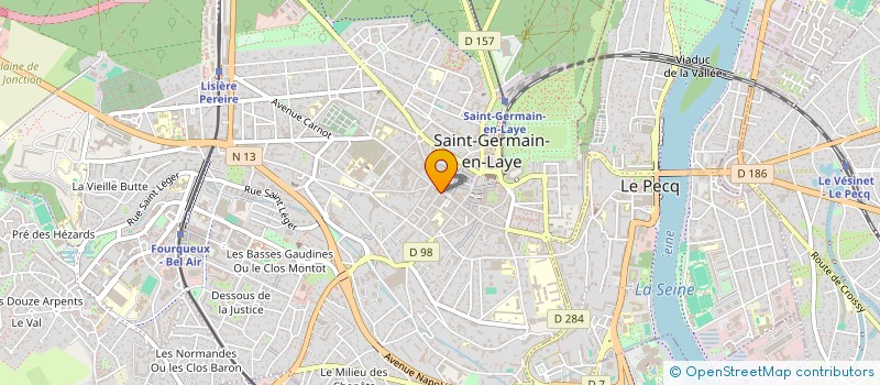 localisation de l'entreprise ROSALIA  SAINT-GERMAIN-EN-LAYE