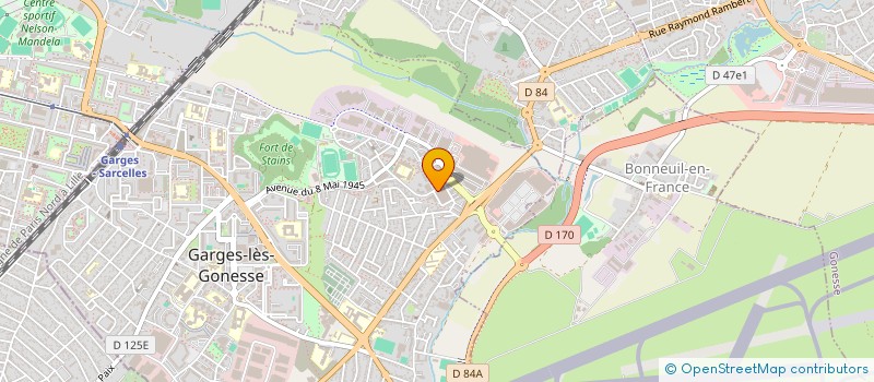 localisation de l'entreprise ROSALIE à GARGES-LES-GONESSE