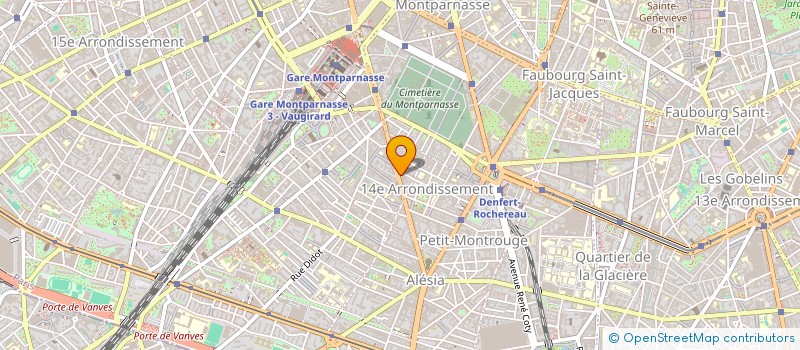 localisation de l'entreprise ROSALIE à PARIS