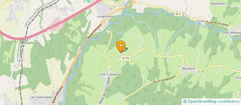 localisation de l'entreprise ROSALIE  FILLIERE