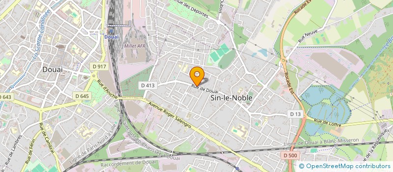 localisation de l'entreprise ROSALIE  SIN-LE-NOBLE