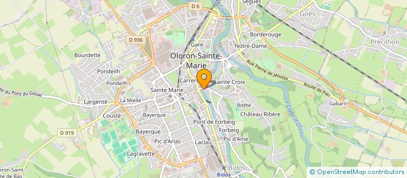 localisation de l'entreprise ROSALIE  OLORON-SAINTE-MARIE