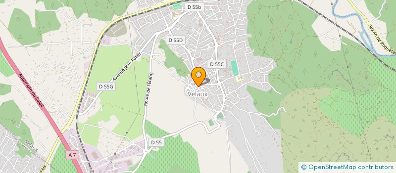 localisation de l'entreprise ROSALIE AU CABANON à VELAUX