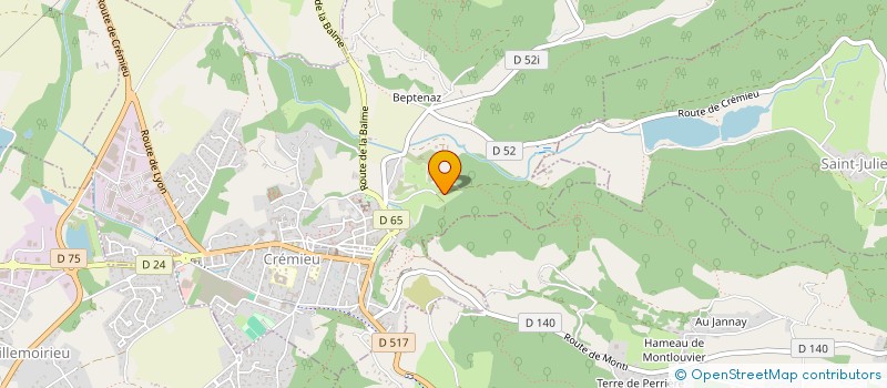 localisation de l'entreprise ROSALIND à CREMIEU