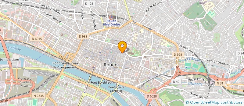 localisation de l'entreprise ROSALINDA à ROUEN