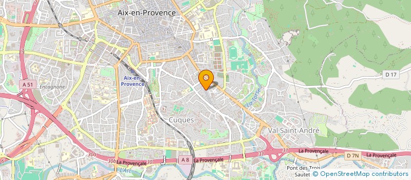 localisation de l'entreprise ROSALINE GROUPE à AIX EN PROVENCE