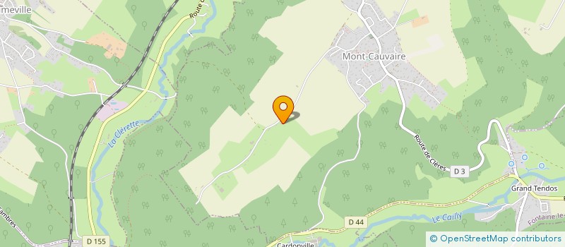 localisation de l'entreprise ROSALU  MONT-CAUVAIRE