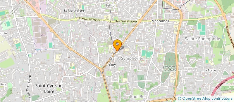 localisation de l'entreprise ROSALY  TOURS