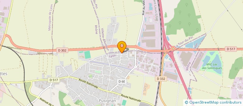 localisation de l'entreprise ROSALYS  PUSIGNAN