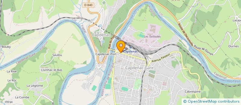 localisation de l'entreprise ROSAM  CAPDENAC-GARE