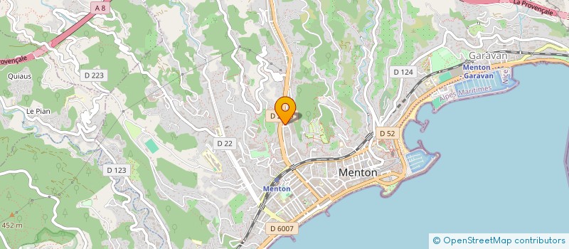 localisation de l'entreprise ROSAMA  MENTON