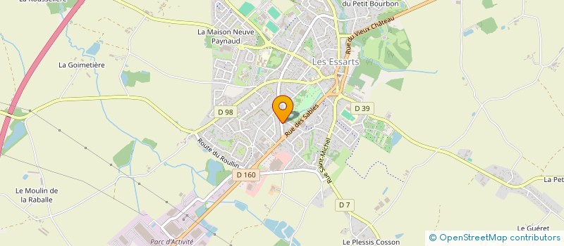 localisation de l'entreprise ROSAMAR  ESSARTS-EN-BOCAGE