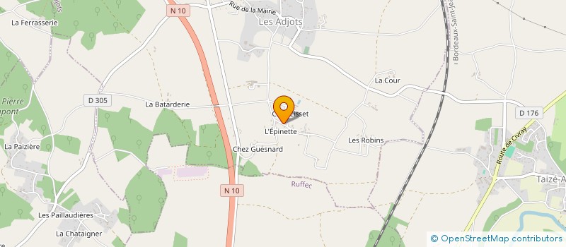 localisation de l'entreprise ROSAMAX à LES ADJOTS