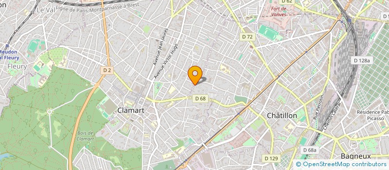 localisation de l'entreprise ROSAMIA à CHATILLON