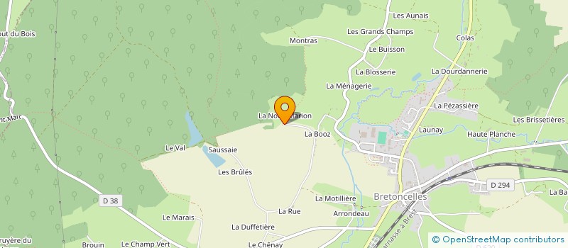 localisation de l'entreprise ROSAMILLE à BRETONCELLES