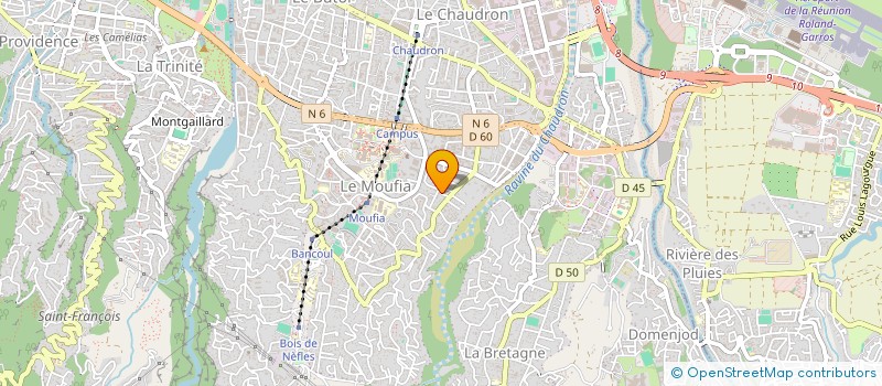 localisation de l'entreprise ROSAMTRANS à SAINT-DENIS