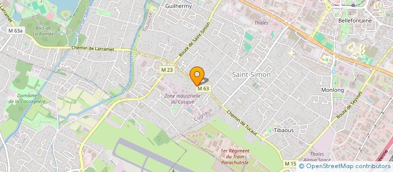 localisation de l'entreprise ROSAMUNDE  CUGNAUX