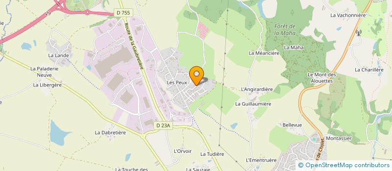 localisation de l'entreprise ROSAN  LES HERBIERS