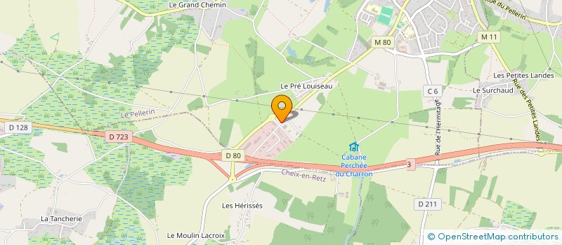 localisation de l'entreprise ROSANE à LE PELLERIN