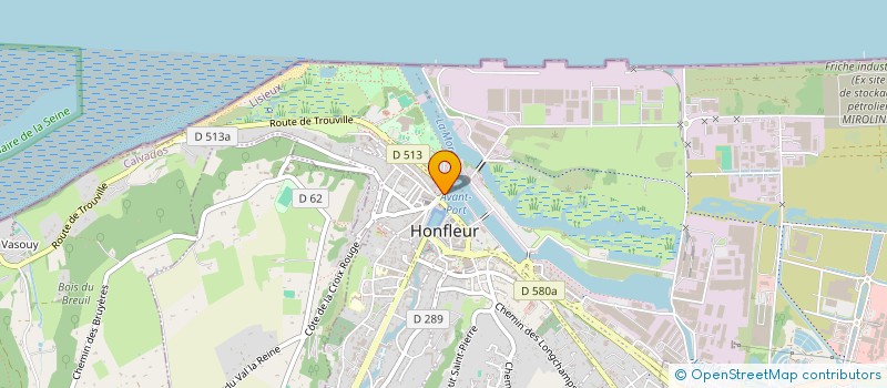 localisation de l'entreprise ROSANNA à HONFLEUR