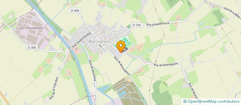 localisation de l'entreprise ROSANNA  BLARINGHEM