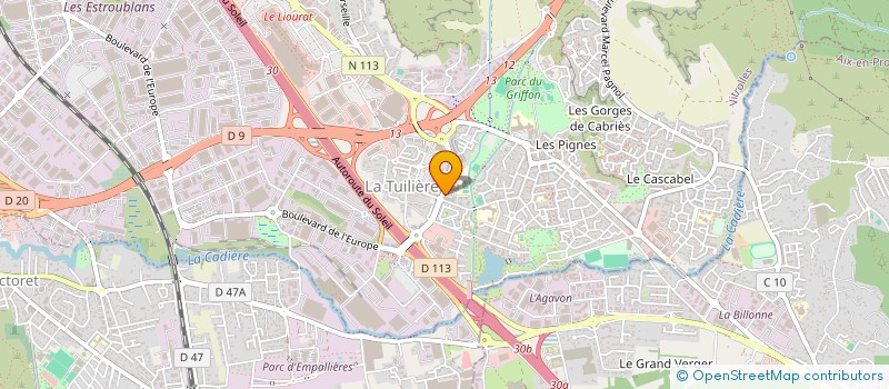 localisation de l'entreprise ROSANNA FLEURS  VITROLLES