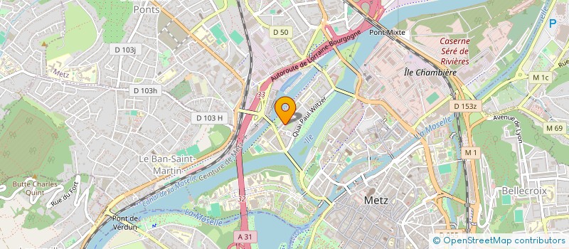 localisation de l'entreprise ROSANNA LA BARBIERE  METZ