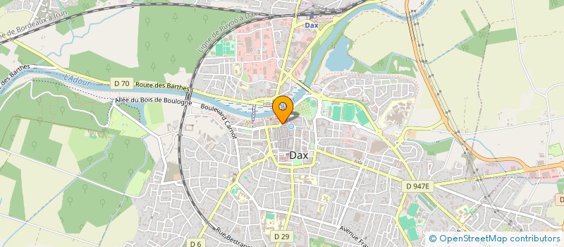 localisation de l'entreprise ROSANNE  DAX