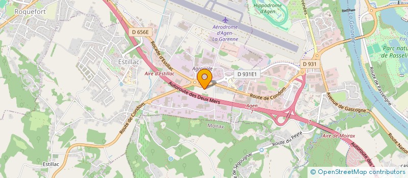 localisation de l'entreprise ROSANO  ESTILLAC