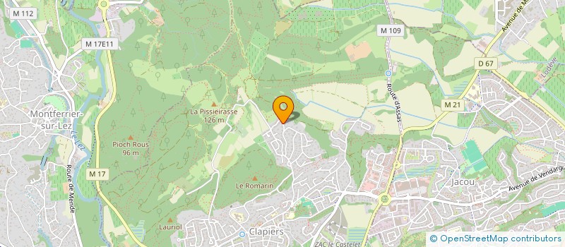 localisation de l'entreprise ROSANOZO IMMOBILIERS  CLAPIERS