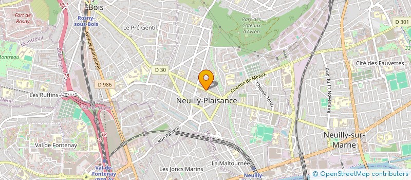 localisation de l'entreprise ROSAPAULE à NEUILLY-PLAISANCE
