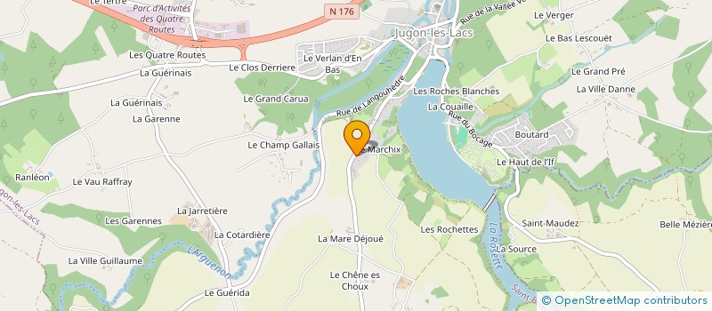 localisation de l'entreprise ROSAPHAELLE  JUGON-LES-LACS