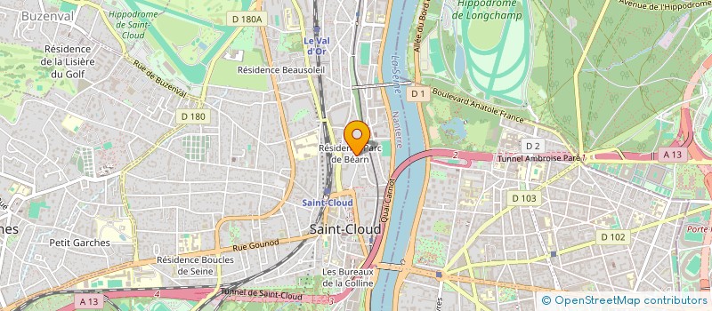 localisation de l'entreprise ROSARIO  SAINT-CLOUD