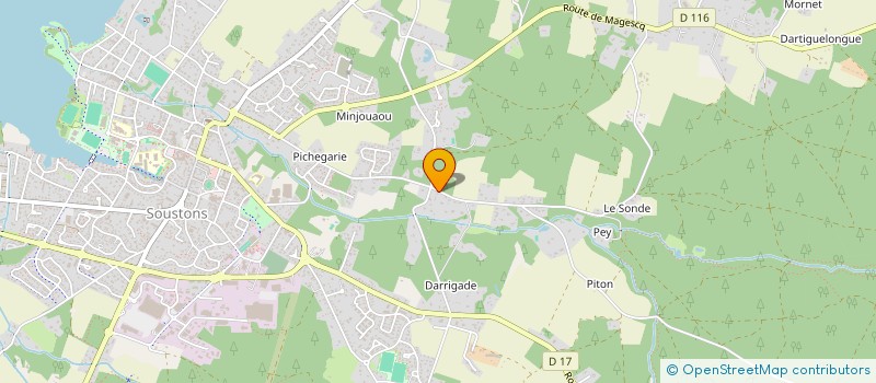 localisation de l'entreprise ROSARIO  SOUSTONS