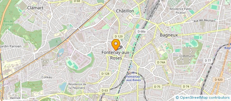 localisation de l'entreprise ROSARLIER à FONTENAY-AUX-ROSES