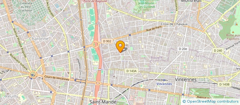 localisation de l'entreprise ROSAROV à MONTREUIL