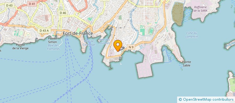 localisation de l'entreprise ROSAS ISIRIS SCI à FORT-DE-FRANCE