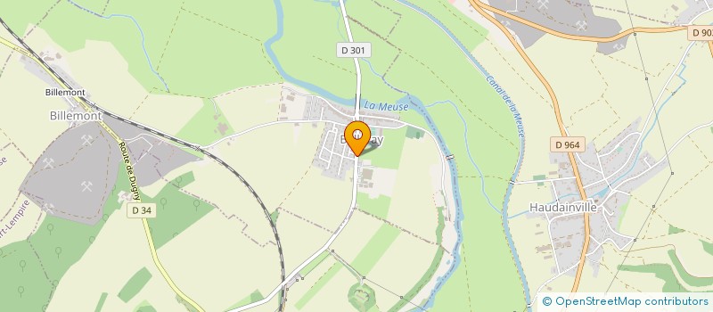localisation de l'entreprise ROSATI IMMO à BELLERAY