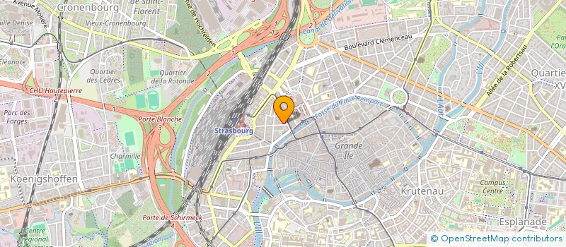 localisation de l'entreprise ROSATIF à STRASBOURG