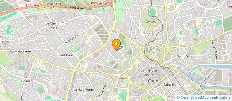 localisation de l'entreprise ROSAU à CAEN